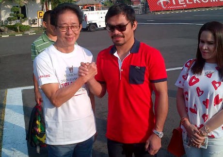 Pertama Kali ke Indonesia, Pacquaio Jadi Bintang Iklan Jamu