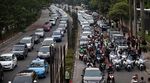 Jokowi Buka di KPK, Kuningan Macet