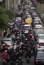 Jokowi Buka di KPK, Kuningan Macet