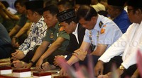 Moeldoko menggelar acara buka bersama.
