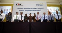 Bank Mandiri menggandeng KPK untuk menciptakan budaya integritas dan penerapan prinsip-prinsip Good Corporate Governance pada setiap jajaran Bank Mandiri.