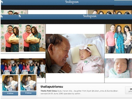 Selain Anak Ruben, Ada Foto Anak Ayu Ting Ting di Instagram Jual Bayi