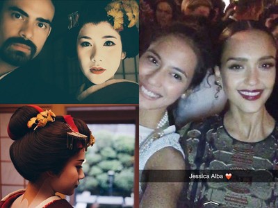 BCL Jadi Geisha, Pevita Pearce Eksis Bareng Jessica Alba di Paris