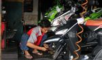 H-6 Bengkel Sepeda Motor Ramai Pengunjung