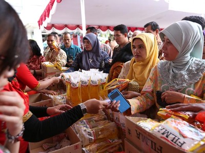 Bazaar Minyak Goreng Murah di Lemhannas