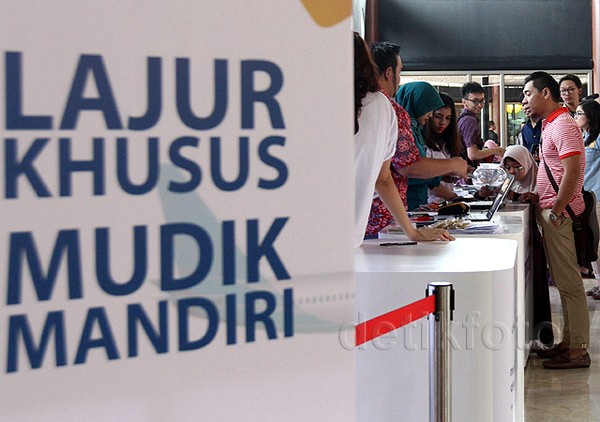 Garuda Indonesia dan Bank Mandiri Berangkatkan 564 Pemudik