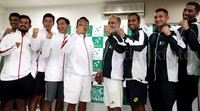 Tim Piala Davis Indonesia terdiri dari Christopher Rungkat (ATP 458), David Agung Susanto (1682), Aditya Hari Sasongko, Sunu Wahyu Trijati, dan Roy Therik sebagai kapten.