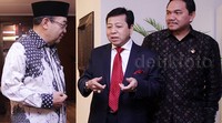 BPK memaparkan hasil pemeriksaan terhadap kesiapan pemerintah atas penyelenggaraan Pilkada serentak ke DPR. Kesimpulannya, anggaran dan SDM saat ini masih belum mendukung pelaksanaan Pilkada. Pool/Lamhot Aritonang/detikFoto.