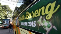 Puluhan bus tersebut ada yang menyusuri jalur pantura ada pula yang menempuh sisi selatan Pulau Jawa. Tujuan akhir bus di antaranya ke Yogyakarta, Semarang, Rembang, Wonogiri, dan Surabaya.
