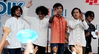 d'Masiv menyapa pemudik.