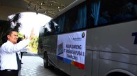 Hal ini merupakan bagian dari CSR PT Angkasa Pura untuk semakin mendekatkan dan menunjukan rasa kepedulian terhadap sesama pada mudik tahun 2015.  (ist/Angkasa Pura II/detikcom)