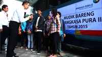 Mudik kali ini untuk keberangkatan tujuan Yogyakarta, Semarang dan Solo.  (ist/Angkasa Pura II/detikcom)