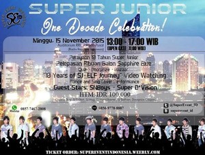 ELF, Ikut Rayakan 10 Tahun Super Junior di Jakarta Yuk!