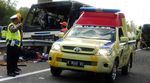 Kecelakaan Tunggal Terjadi di Tol Kanci