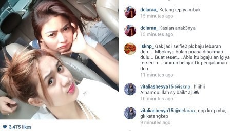 Balas Komentar Netizen, Vitalia Sesha Bantah Ditangkap karena Narkoba