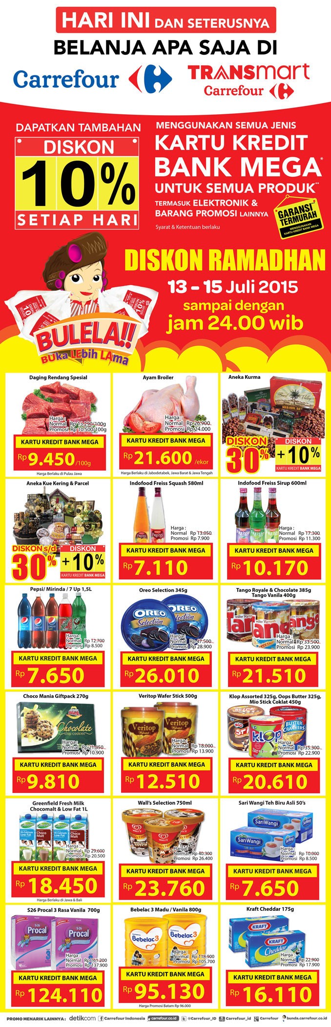 Hore, Biskuit dan Wafer Diskon Gede di Carrefour!