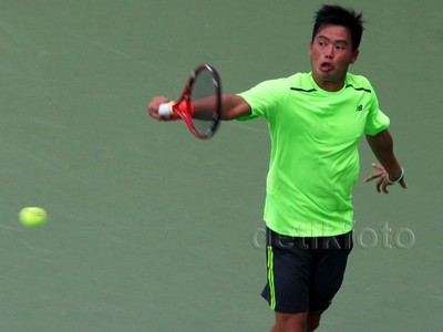 Petenis David Agung Dikalahkan Petenis Pakistan