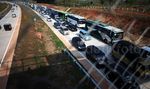 Exit Tol Cikopo Arah Jakarta Macet