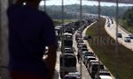 Exit Tol Cikopo Arah Jakarta Macet