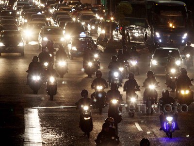 Puncak Pemudik Kendaraan Bermotor