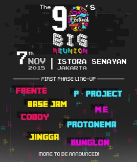 Frente Akan Tampil di The 90s Festival Jakarta 7 November