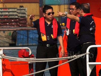 Ketua DPR Tinjau Pelabuhan New Tanjung Priok