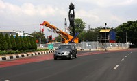 Beberapa ruas jalan yang lengang dan lancar. Lamhot Aritonang/detikcom.