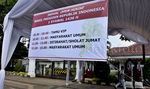 Spanduk Jadwal Open House Wapres