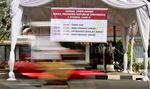 Spanduk Jadwal Open House Wapres