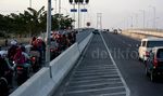 Jembatan Suramadu Dijejali Pemudik Bermotor
