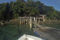 Jenis penginapan yang umumnya dapat dijumpai di Iboih. Sebagian besar penginapan hadir dengan harga terjangkau, dengan view langsung menghadap laut (Randy/detikTravel)