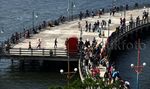 Libur Lebaran, Pantai Ancol Dipadati Wisatawan