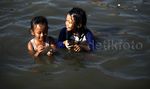 Libur Lebaran, Pantai Ancol Dipadati Wisatawan