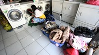 Peningkatan itu lantaran karena banyak keluarga yang enggan mencuci pakaian karena pembantunya mudik.