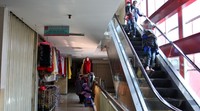 Suasana di pasar Tanah Abang masih sepi. Lamhot Aritonang/detikFoto.