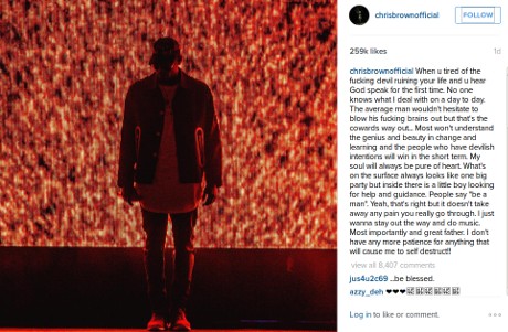 Chris Brown: Aku Butuh Bantuan dan Bimbingan