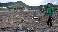 Lokasi masjid yang dibakar. Pool/dok. PPP.