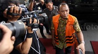Rusli tiba di gedung KPK.