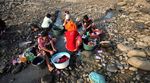 Kemarau, Air Sungai Cipamingkis Mengering