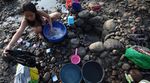 Kemarau, Air Sungai Cipamingkis Mengering