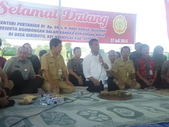 Blusukan ke Boyolali, Mentan Banjir Permintaan dari Petani