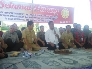 Blusukan ke Boyolali, Mentan Banjir Permintaan dari Petani