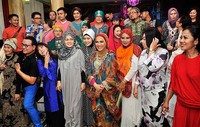 Di acara itu, Dorce juga mengatakan telah menyiapkan tanah pemakaman bila sewaktu-waktu dirinya meninggal dunia. Pool/Noel/detikFoto.