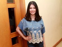Pulang ke Indonesia, Pica mengaku sangat rindu dengan Baim. Pool/Gus Mun/detikFoto.