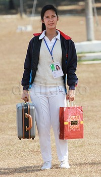Tara menjadi Kusumawardani dari Makassar. Pool/Gus Mun/detikFoto.
