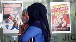 Aksi Demo Serikat Pekerja JICT