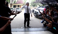 Ahok tiba di Bareskrim Polri Jalan Trunojoyo, Kebayoran Baru, Jakarta Selatan, Rabu (29/07/2015), sekitar pukul 10.25  WIB.