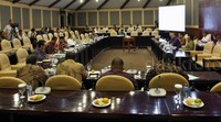 Rapat tersebut membahas laporan dan pidato pimpinan 8 lembaga negara, termasuk pidato kenegaraan Presiden Jokowi. Lamhot Aritonang/detikFoto.