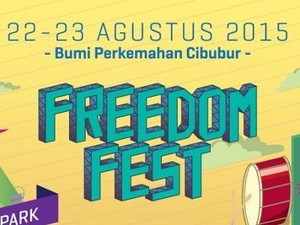 Nikmati Festival Musik Alam Terbuka Freedom Fest 22-23 Agustus