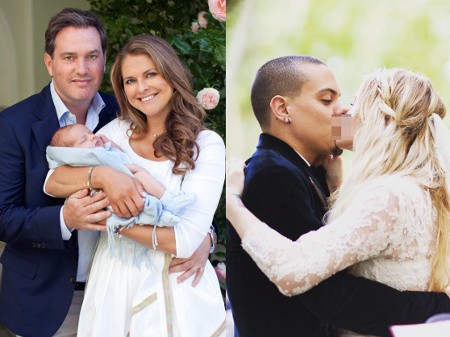 Putri Swedia Ungkap Foto sang Putra, Romantisnya Foto Pernikahan Ashlee Simpson